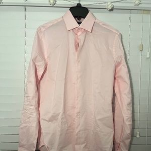 Van Heusen Men's Dress Shirt Slim Fit Stain Shield Stretch, Cherry Blossom